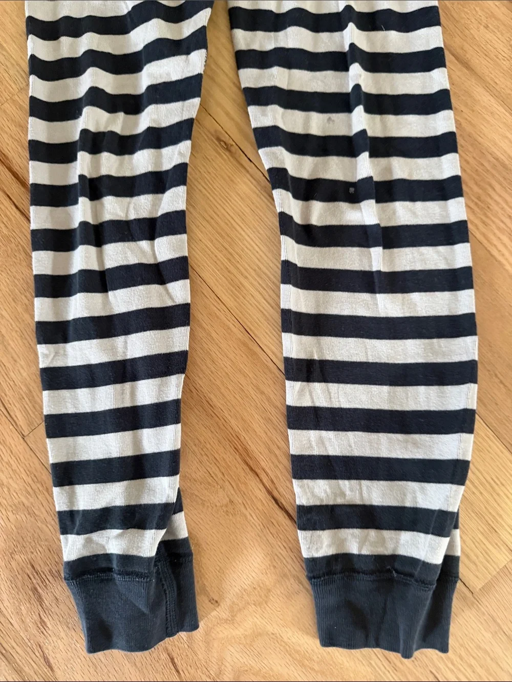 Hanna Andersson Black/Gray Striped Star Wars Darth Vader Pajama Set Sz 10